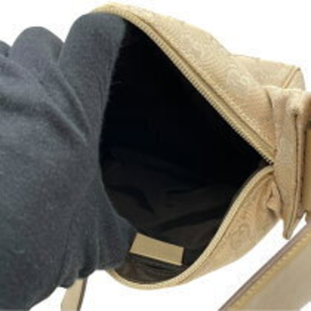 Gucci Beige Tote Tan Canvas Brown GG - Picture 6 of 11